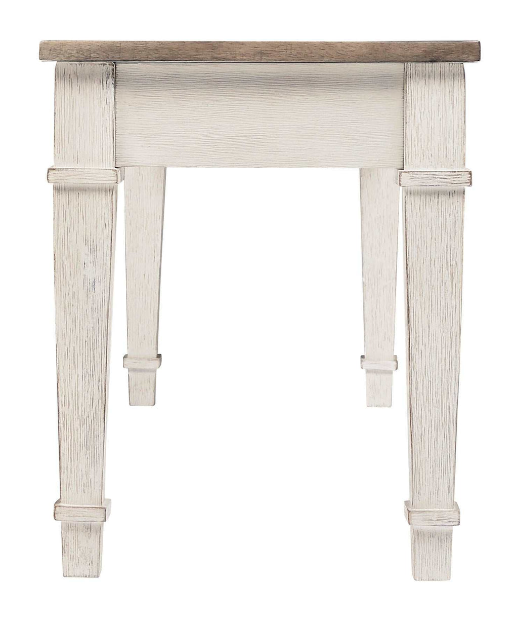 Skempton White/Light Brown Dining Room Set / 6pc