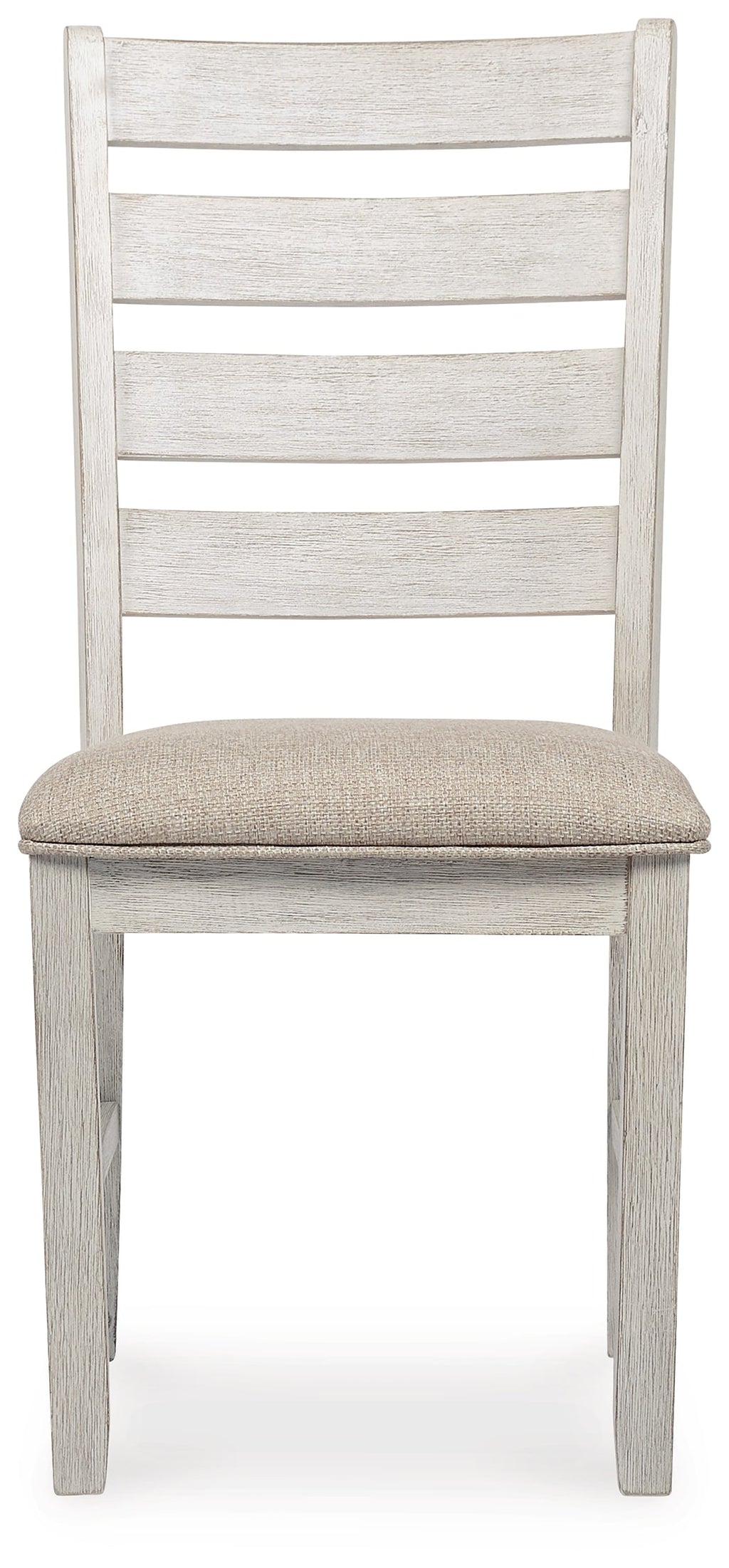 Skempton White/Light Brown Dining Table and 6 Chairs