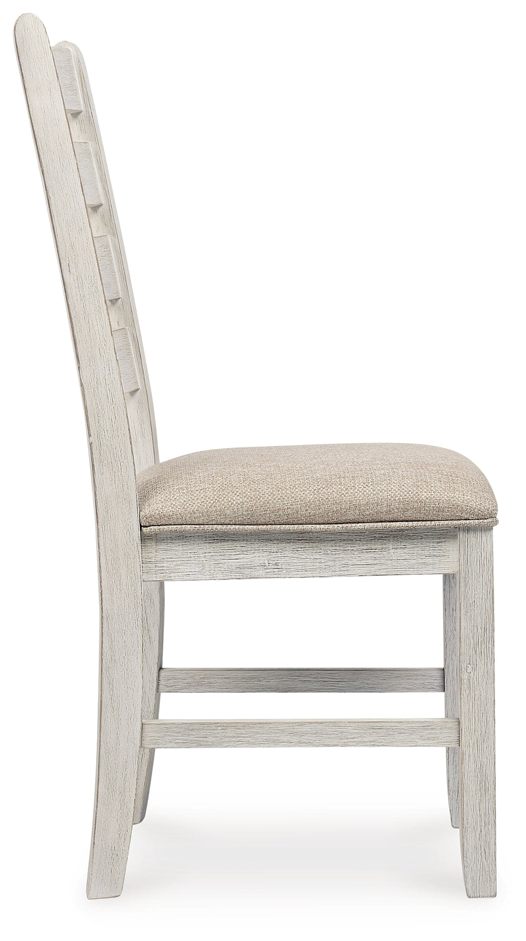 Skempton White/Light Brown Dining Table and 6 Chairs