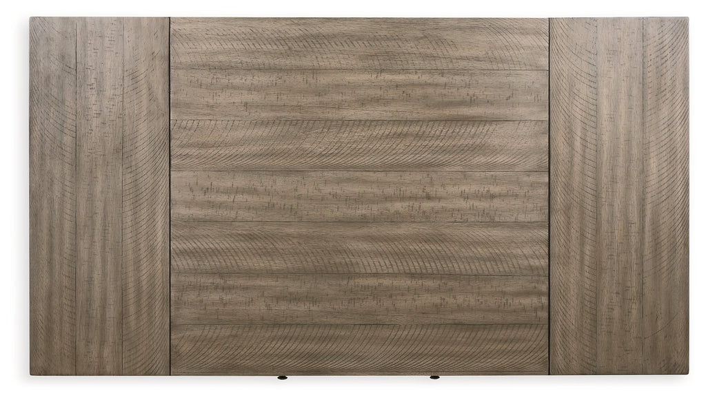 Skempton White/Light Brown Dining Table w/ Storage