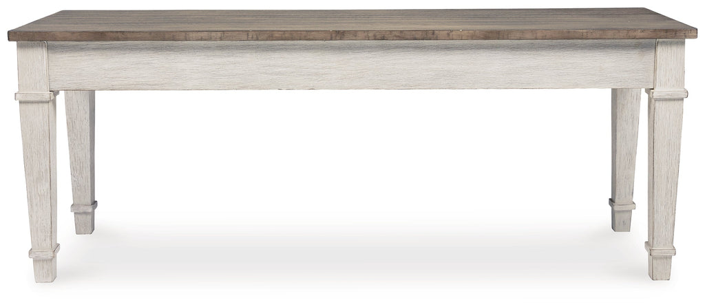 Skempton White/Light Brown Storage Bench