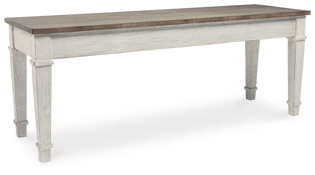 Skempton White/Light Brown Storage Bench