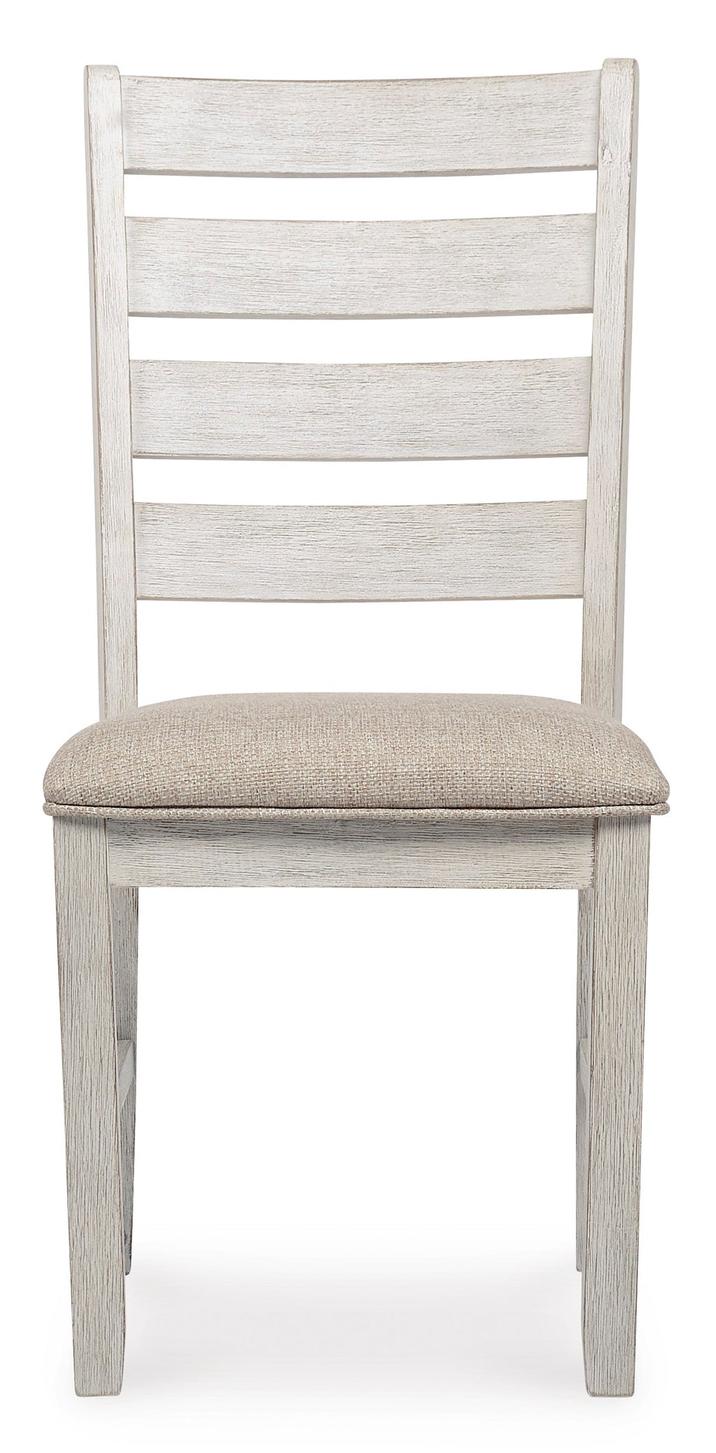 Skempton White/Light Brown Upholstered Barstool (Set of 2)