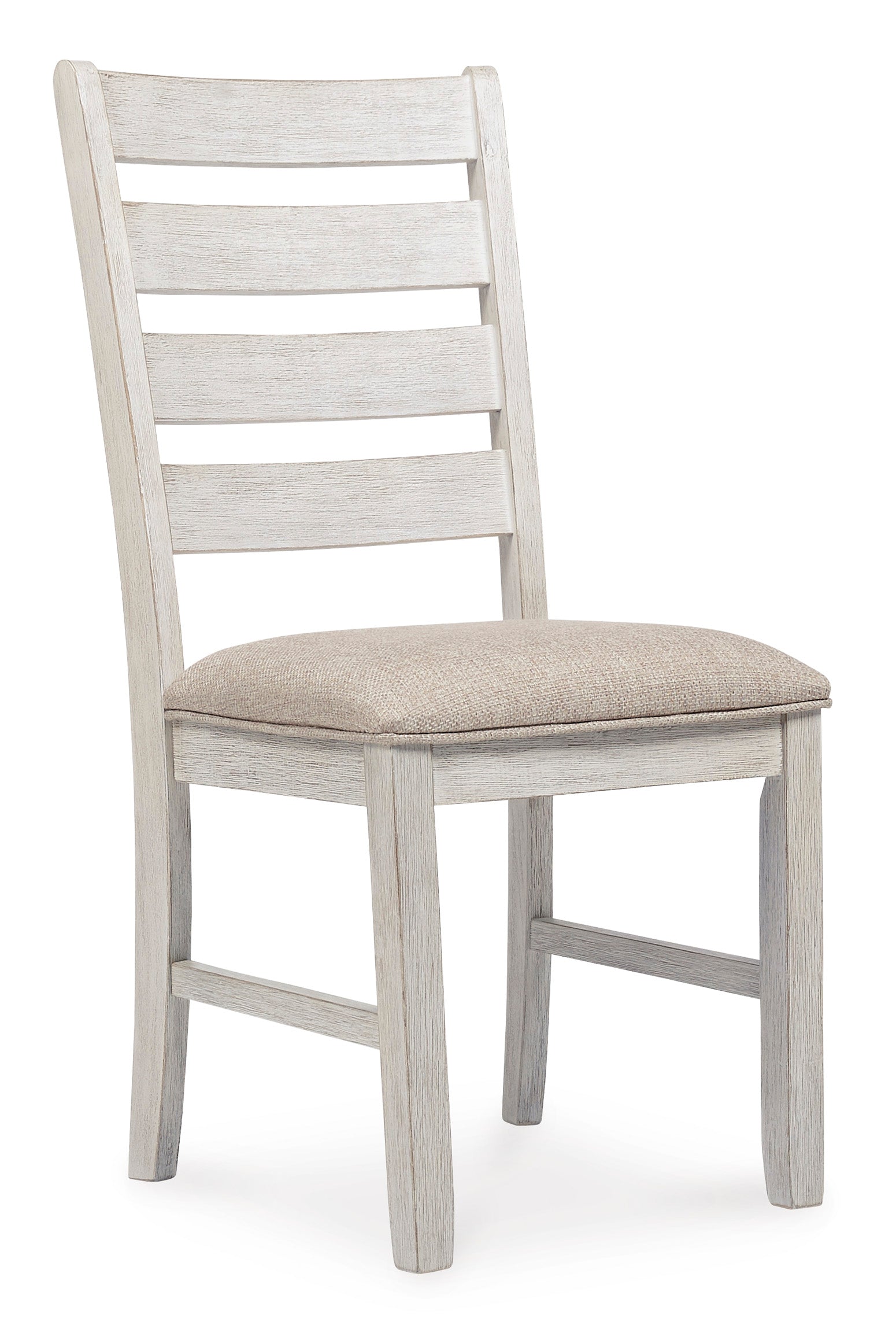 Skempton White/Light Brown Upholstered Barstool (Set of 2)