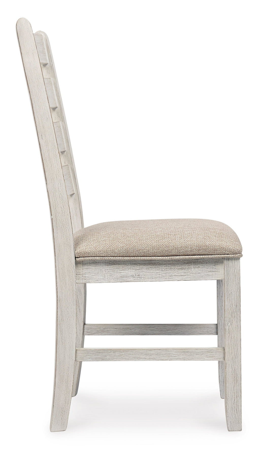 Skempton White/Light Brown Upholstered Barstool (Set of 2)