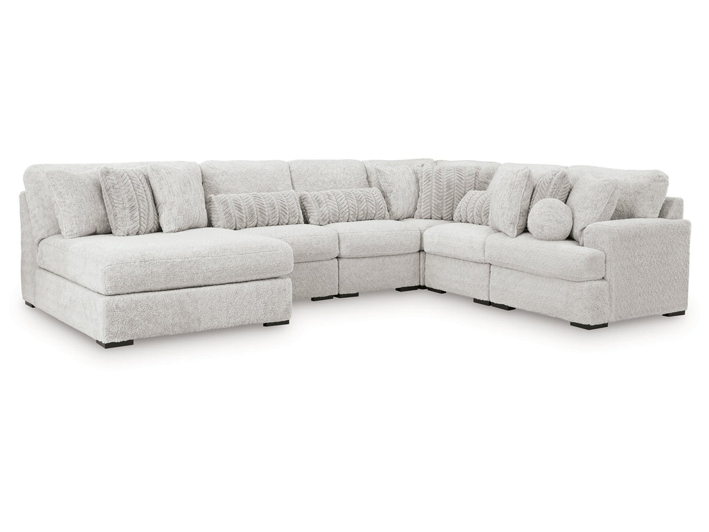 Snodoodle Arctic 6-Piece LAF Modular Sectional with Chaise