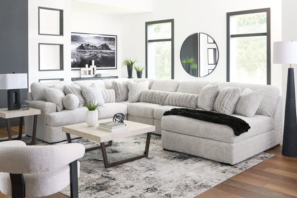 Snodoodle Arctic 6-Piece RAF Modular Sectional with Chaise