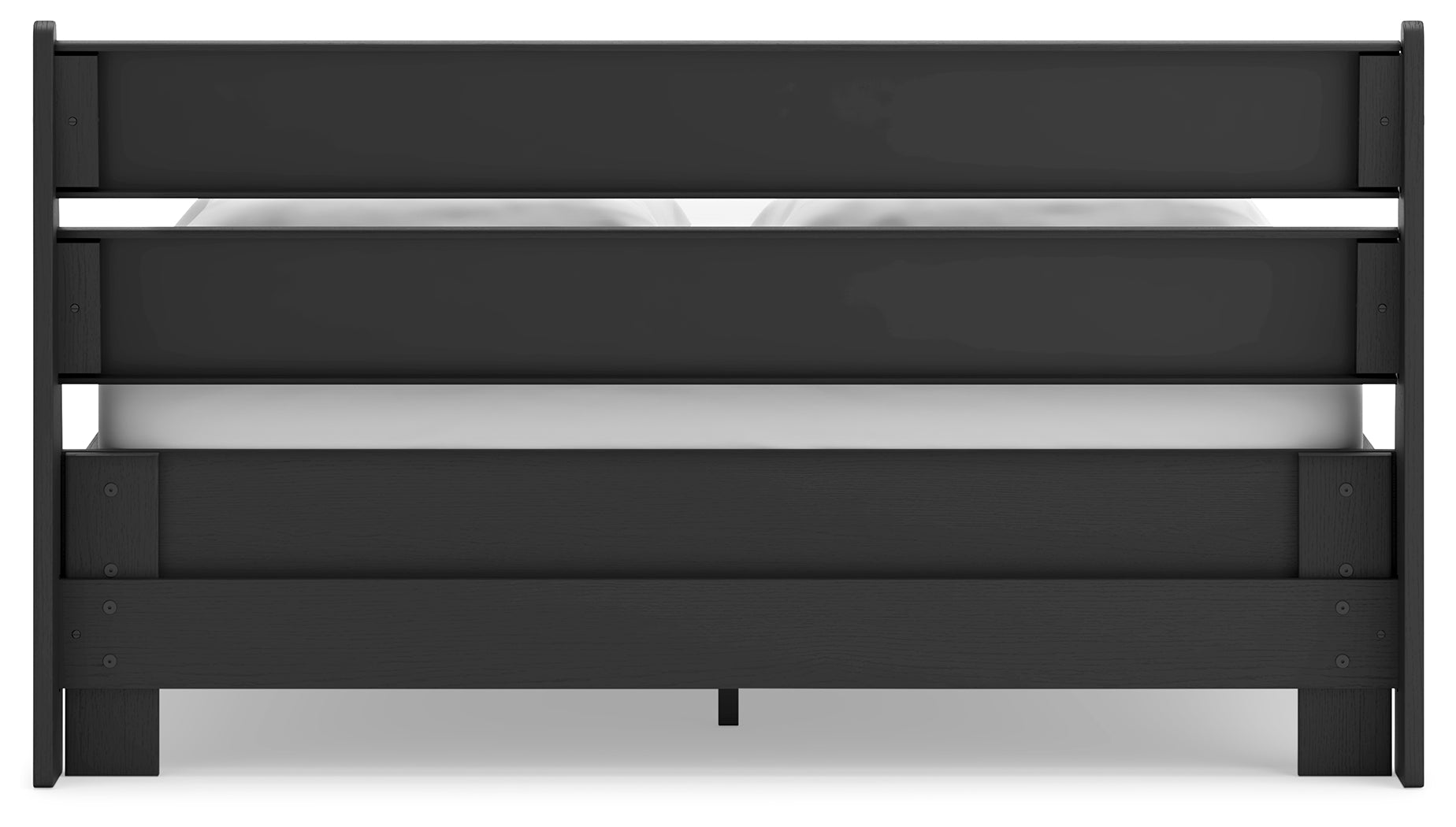 Socalle Black Queen Panel Platform Bed