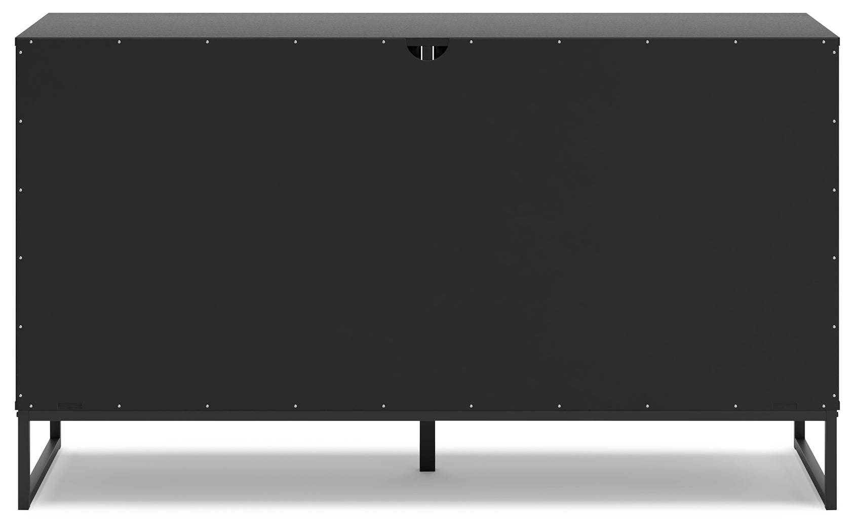 Socalle Black Twin Panel Platform Bed and Dresser