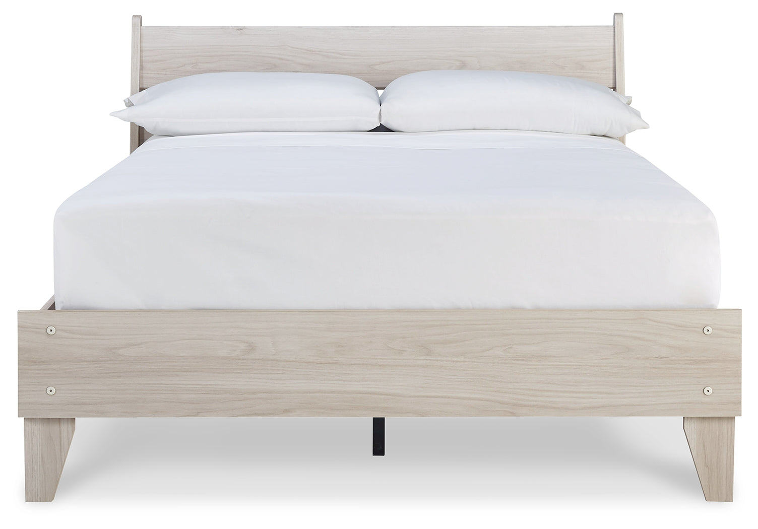 Socalle Light Natural Full Panel Platform Bed
