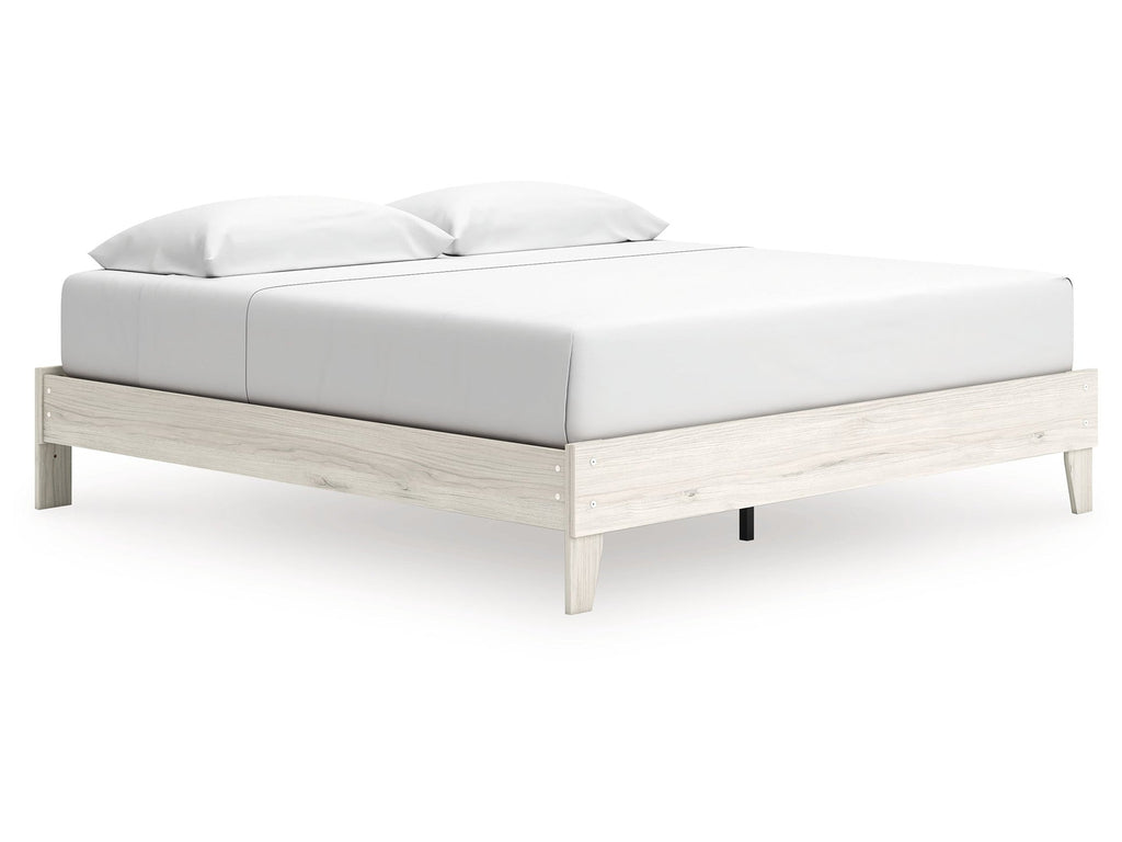 Socalle Light Natural King Platform Bed