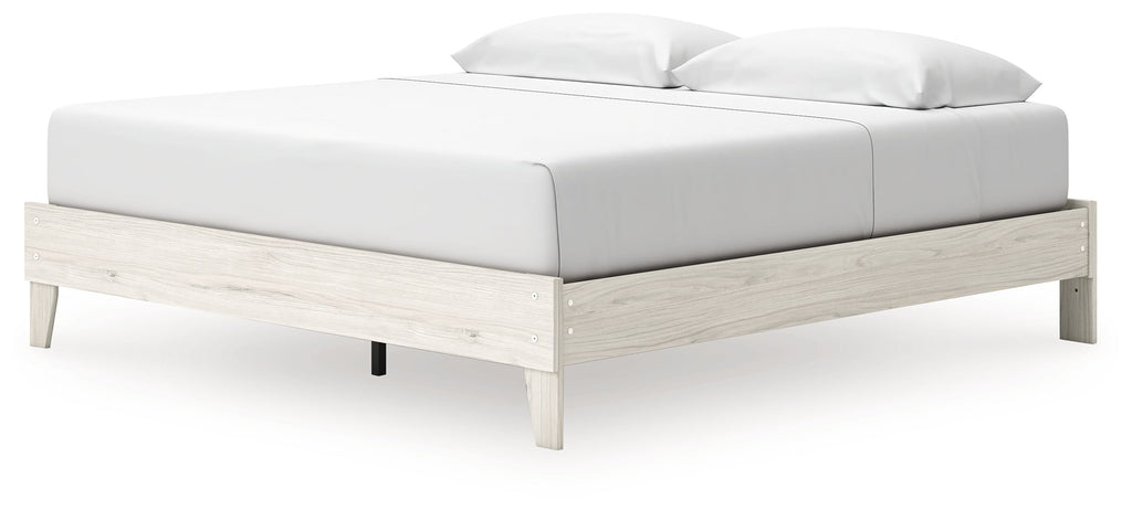 Socalle Light Natural King Platform Bed