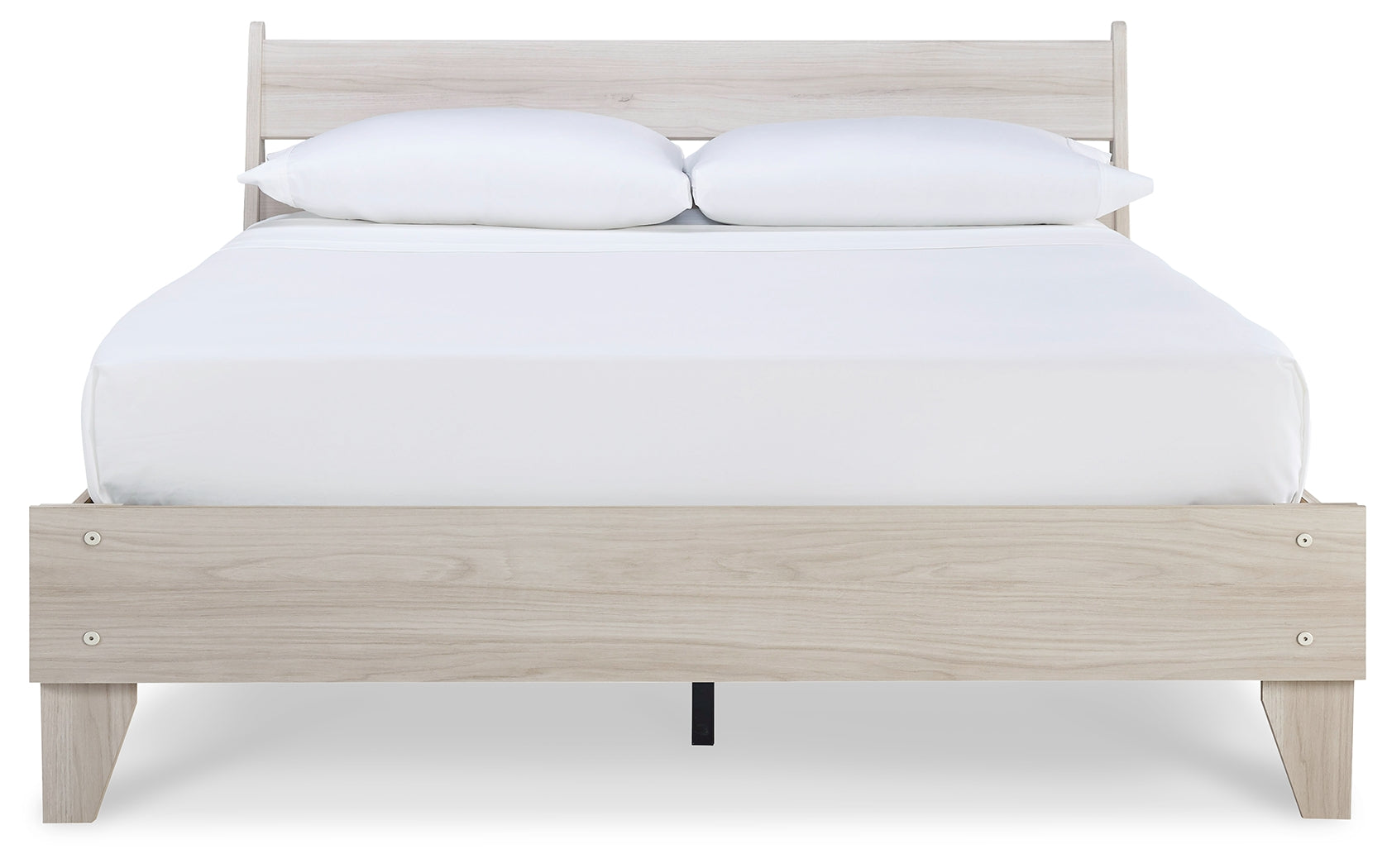 Socalle Light Natural Queen Panel Platform Bed