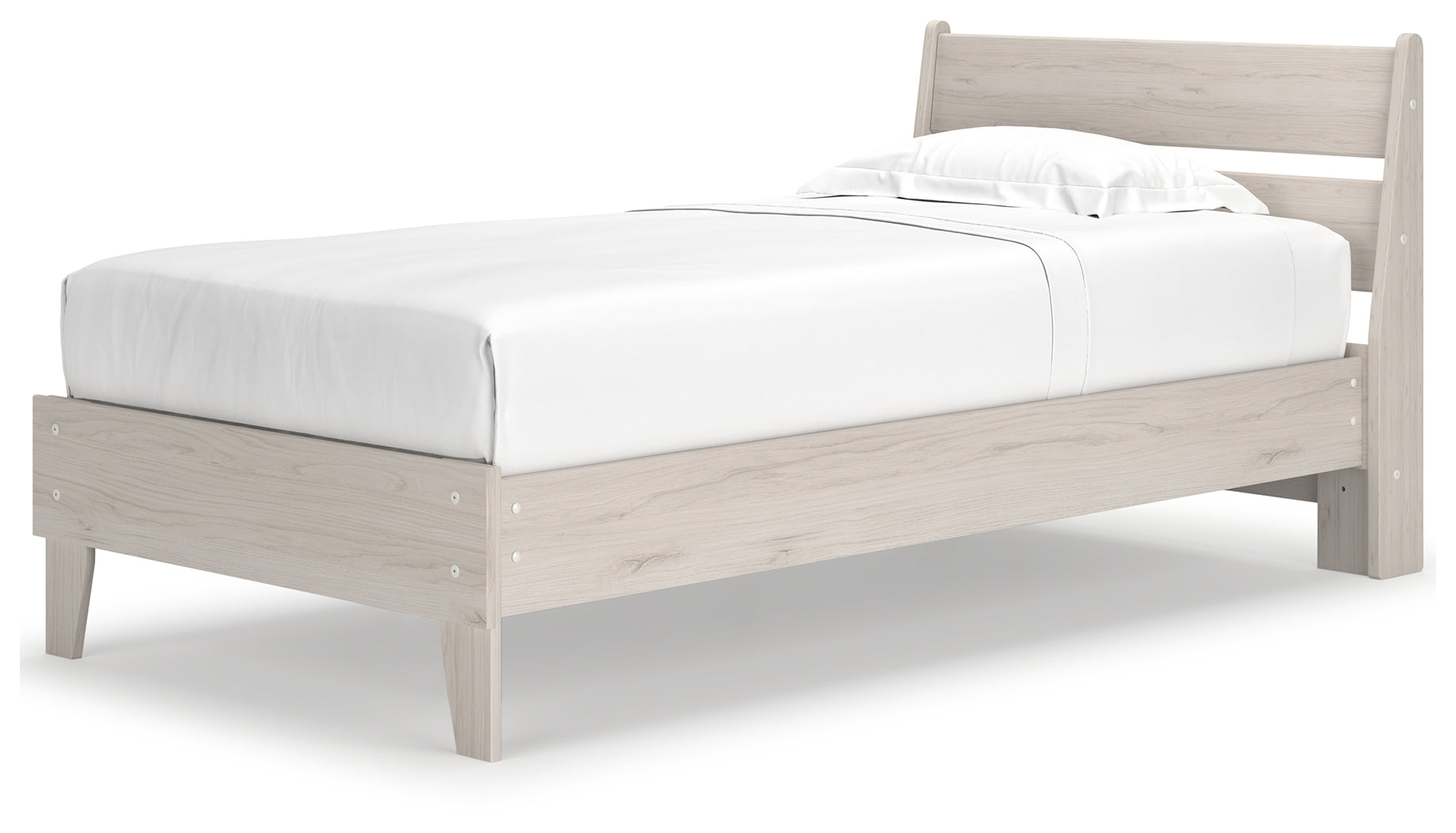 Socalle Natural Twin Panel Platform Youth Bed