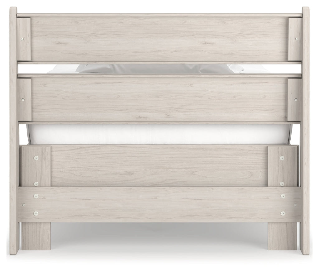 Socalle Natural Twin Panel Platform Youth Bed
