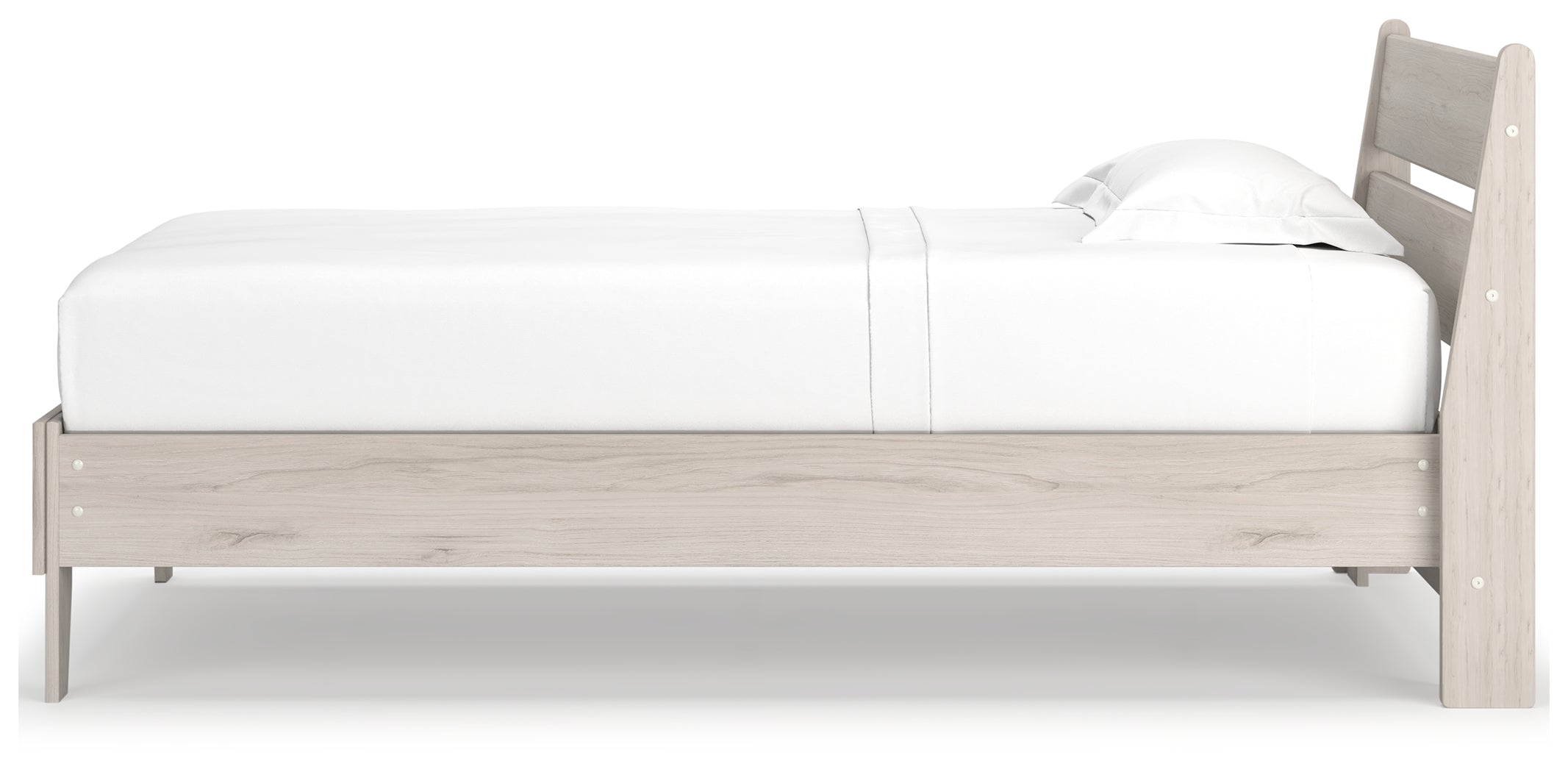 Socalle Natural Twin Panel Platform Youth Bed