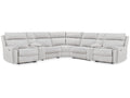Social Pointe Pearl/Ash 7 Pc Reclining Sectional