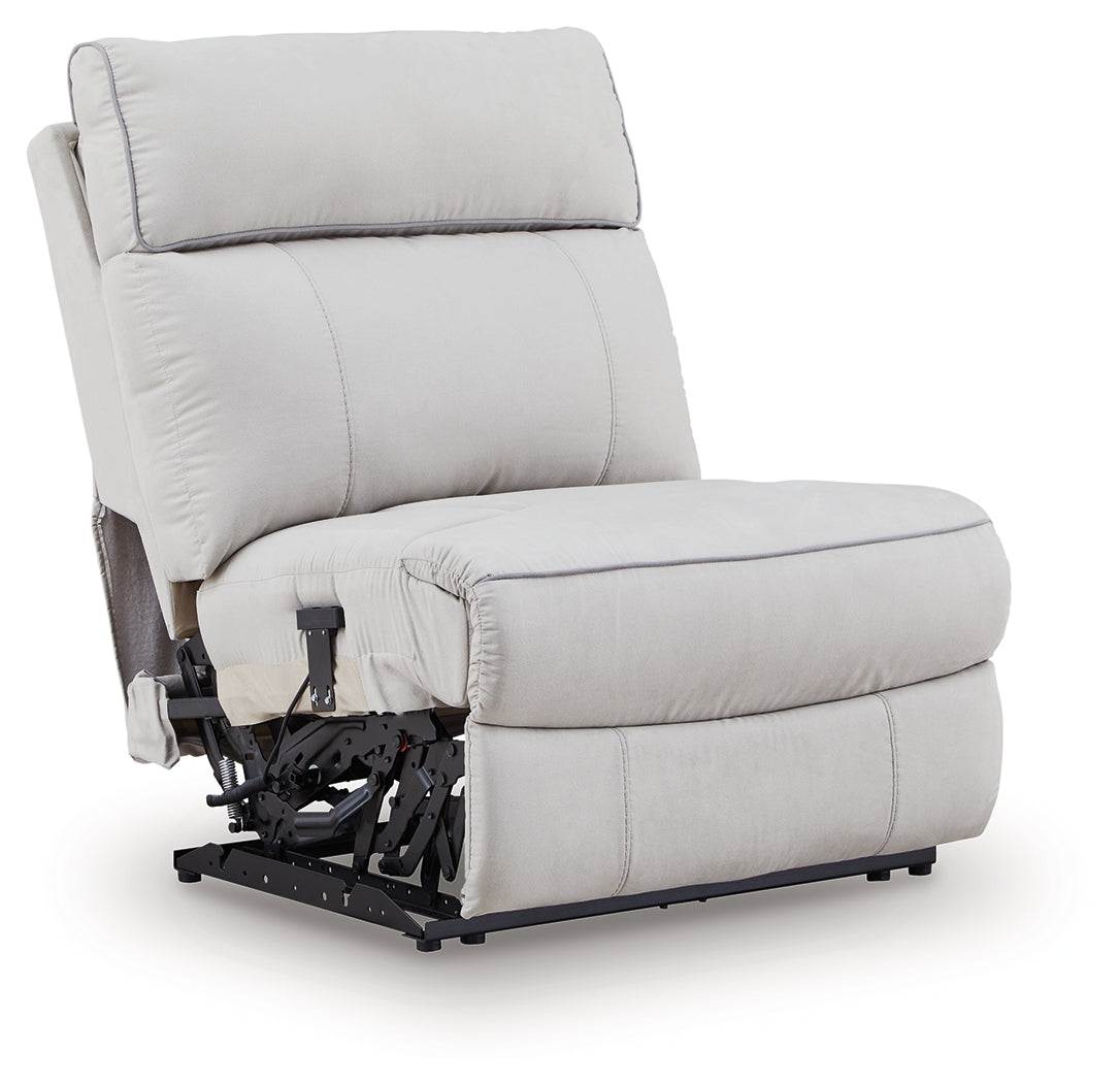 Social Pointe Pearl/Ash 7 Pc Reclining Sectional
