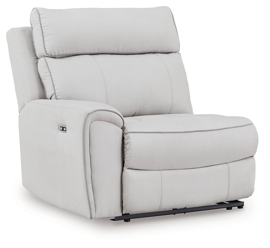Social Pointe Pearl/Ash 7 Pc Reclining Sectional