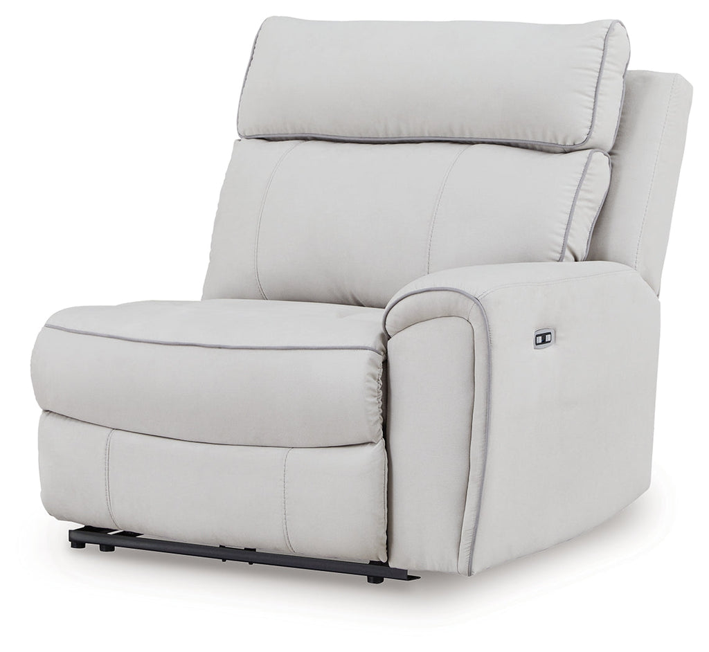 Social Pointe Pearl/Ash 7 Pc Reclining Sectional