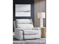 Social Pointe Pearl/Ash Power Recliner/ADJ Headrest
