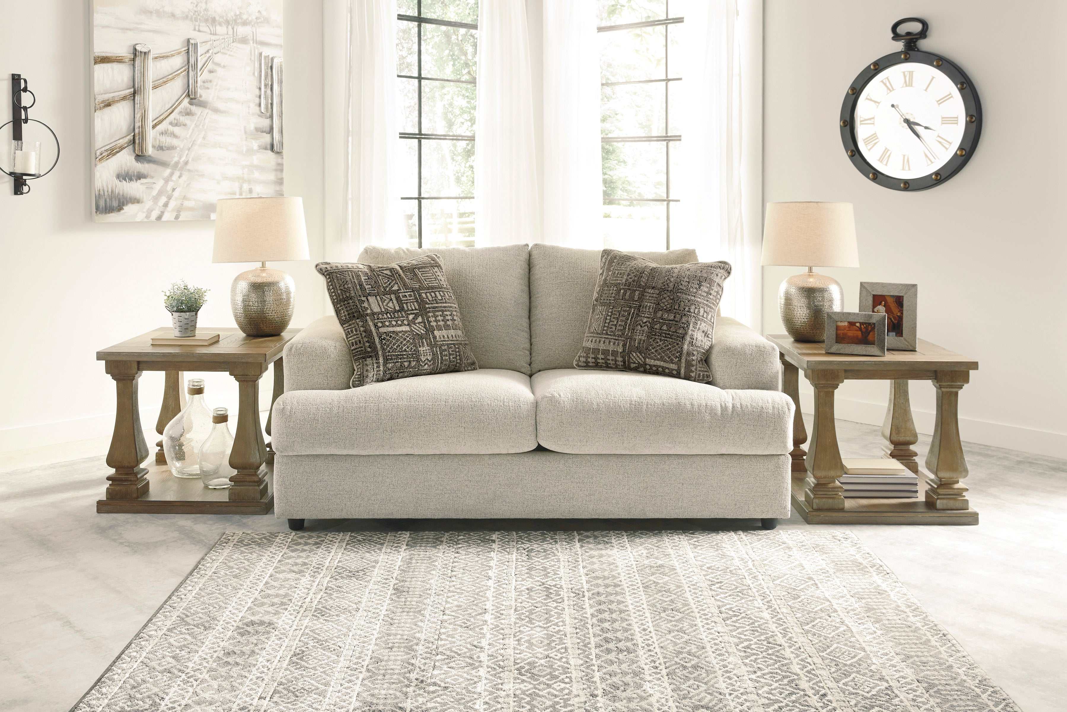 Soletren Stone Living Room Set / 2pc