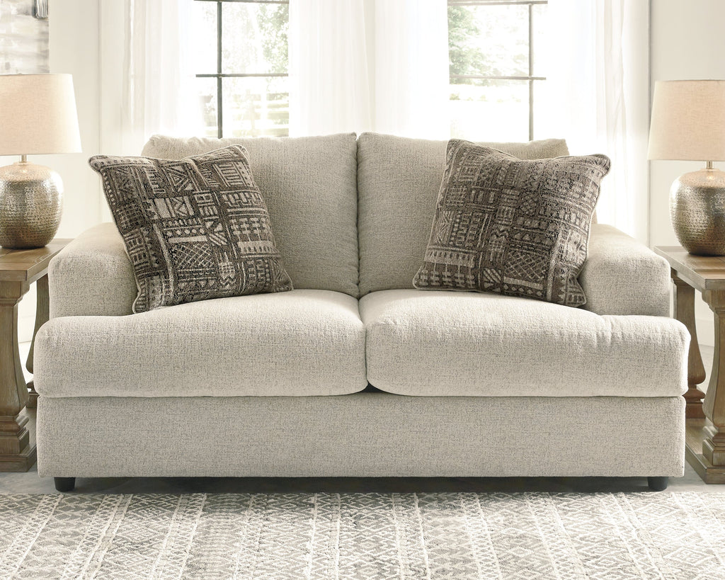 Soletren Stone Loveseat