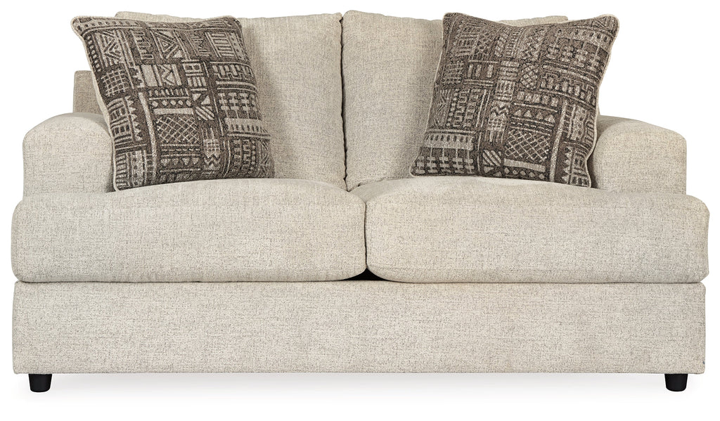 Soletren Stone Loveseat