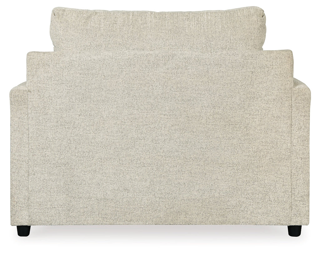 Soletren Stone Loveseat, Oversized Chair and Ottoman