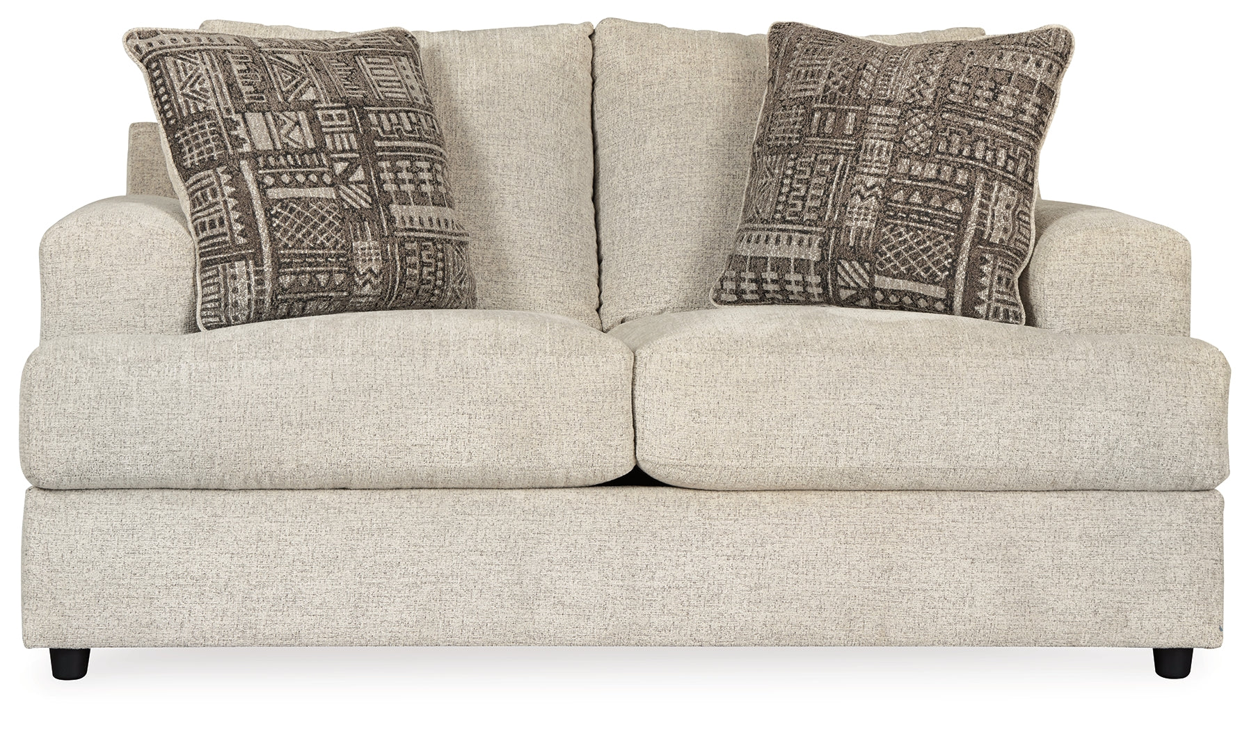 Soletren Stone Queen Sofa Sleeper and Loveseat