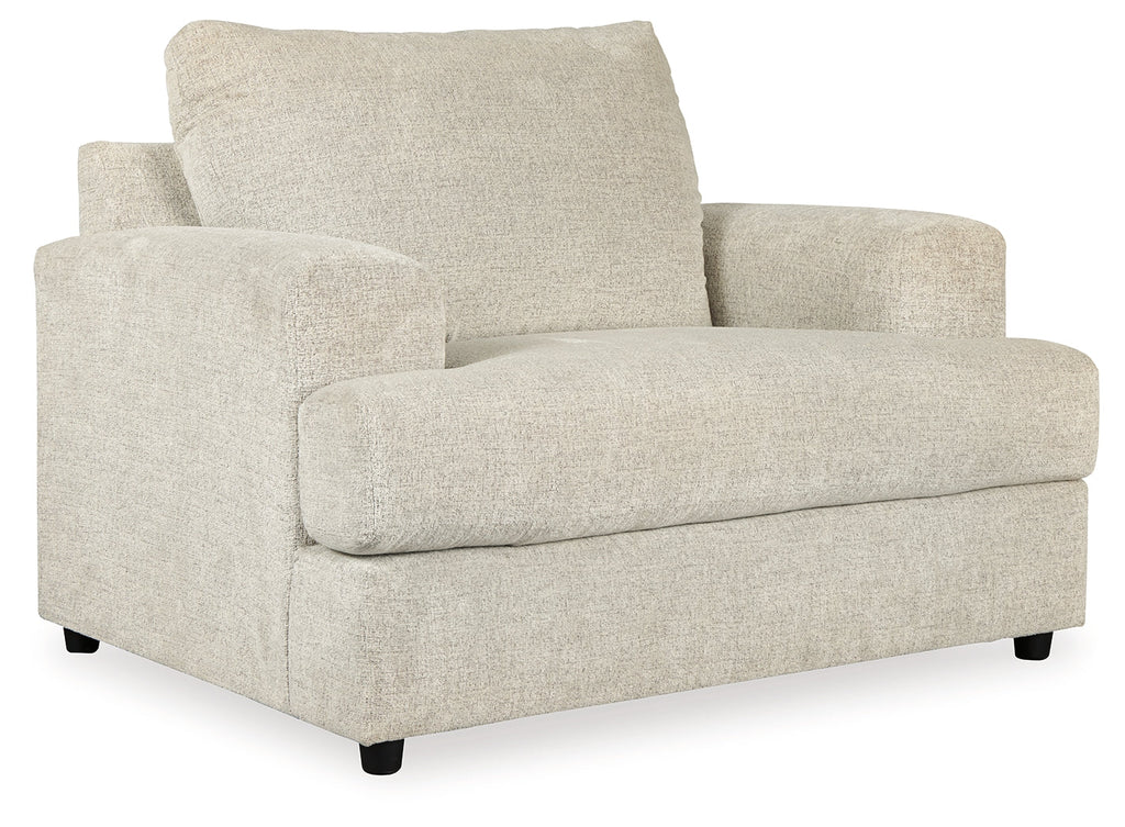 Soletren Stone Sofa, Loveseat, Chair and Ottoman