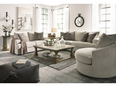 Soletren Stone Sofa, Loveseat and Accent Chair