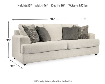 Soletren Stone Sofa, Loveseat and Accent Chair