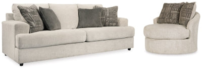 Soletren Stone Sofa and Chair