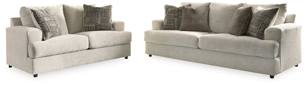 Soletren Stone Sofa and Loveseat