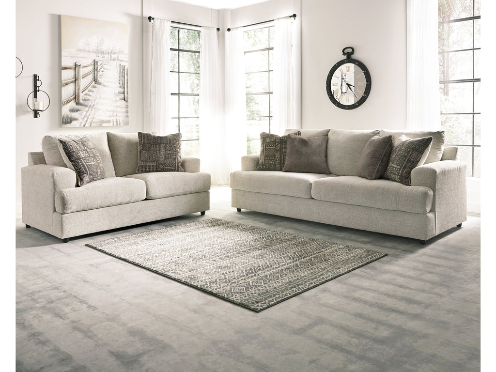 Soletren Stone Sofa and Loveseat
