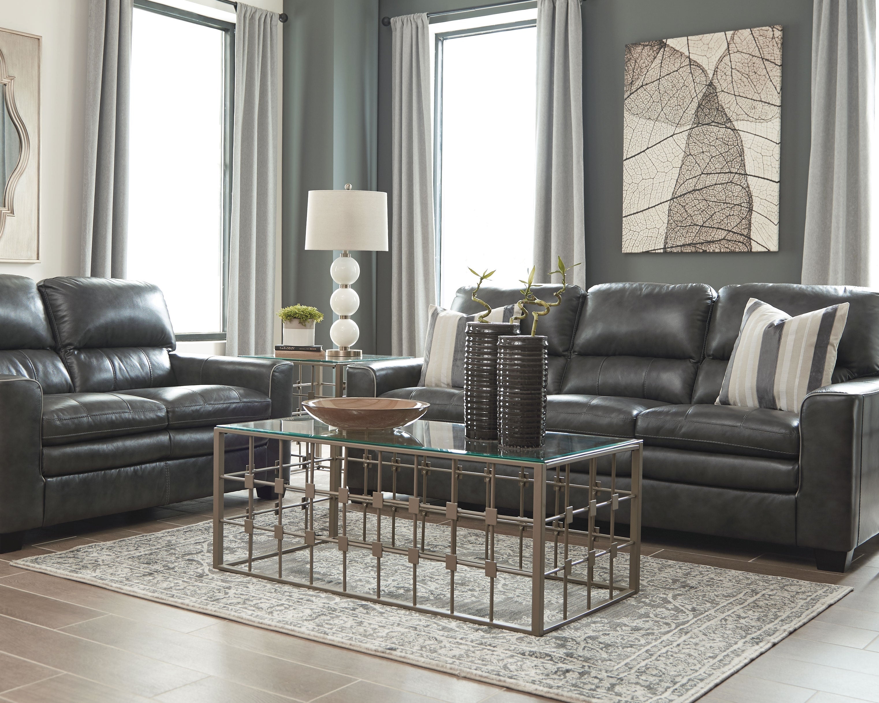 South Blue/Beige 5' x 7' Rug