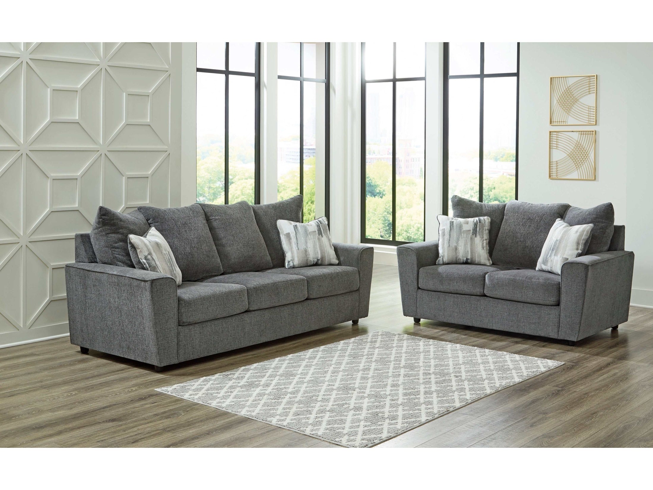 Stairatt Gravel Living Room Set / 2pc