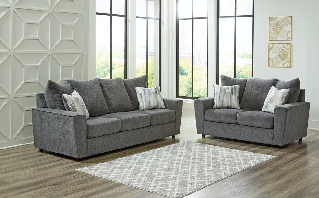Stairatt Gravel Sofa and Loveseat