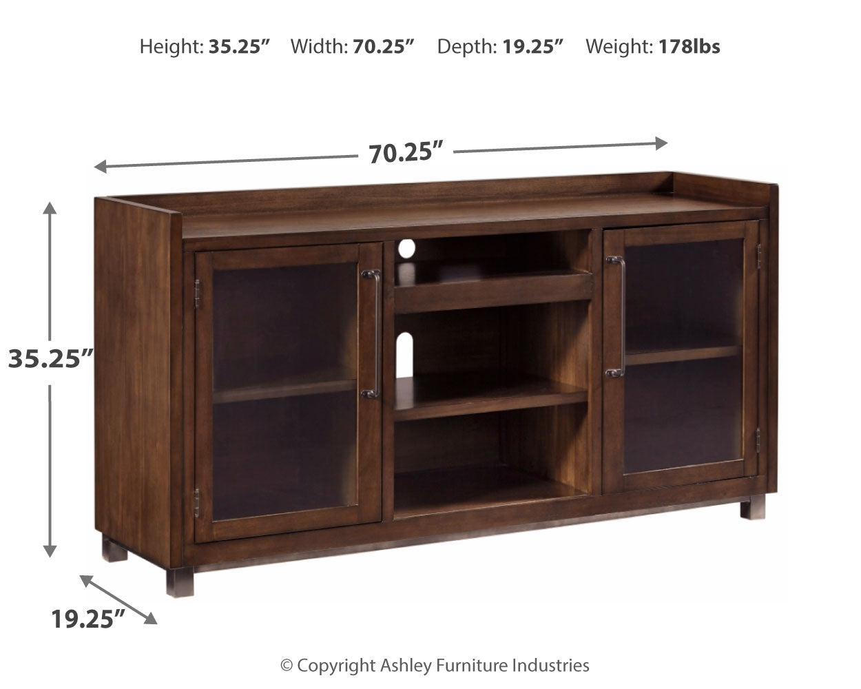 Starmore Brown 70" TV Stand