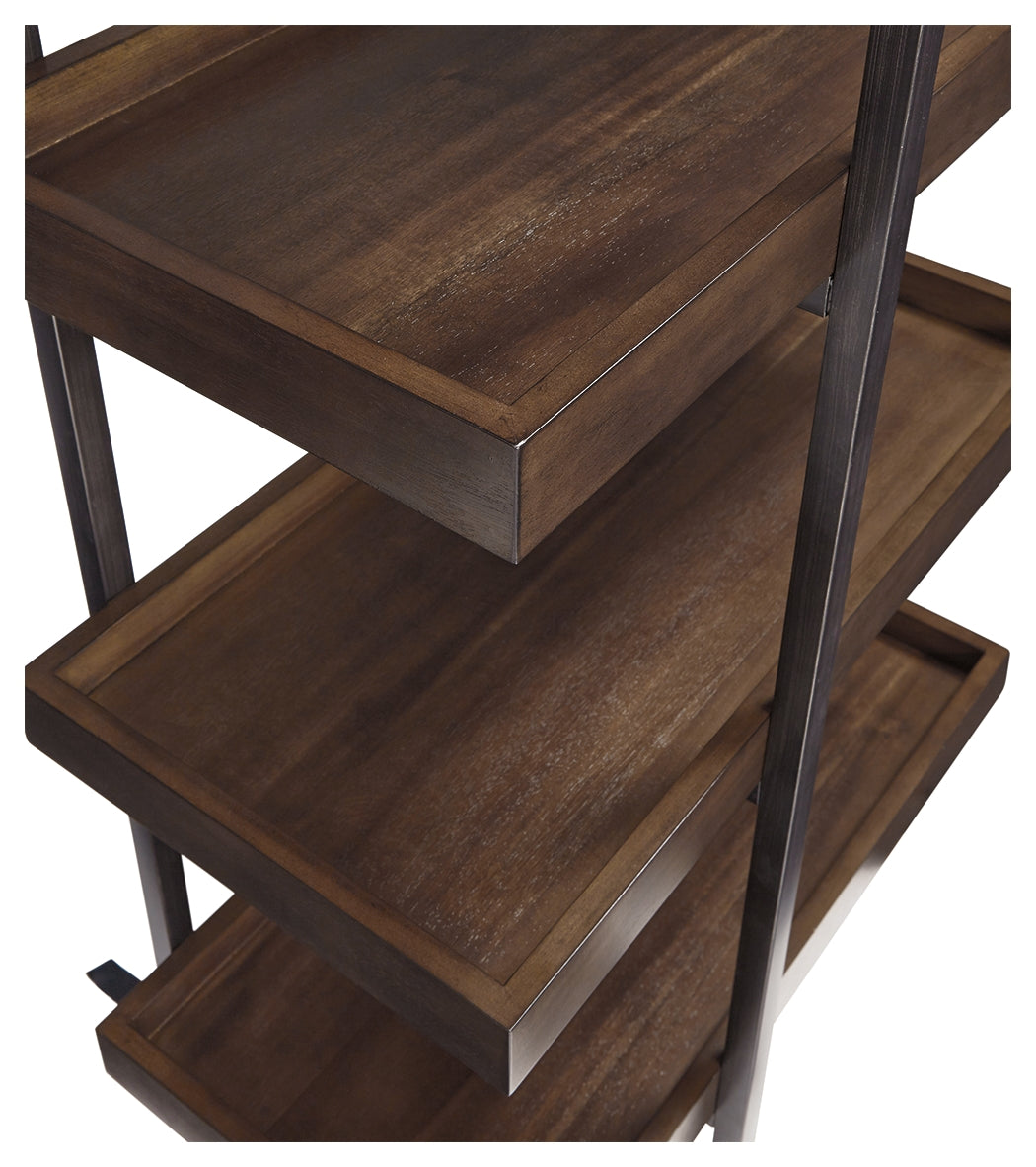 Starmore Brown/Gunmetal 3-Piece Entertainment Center