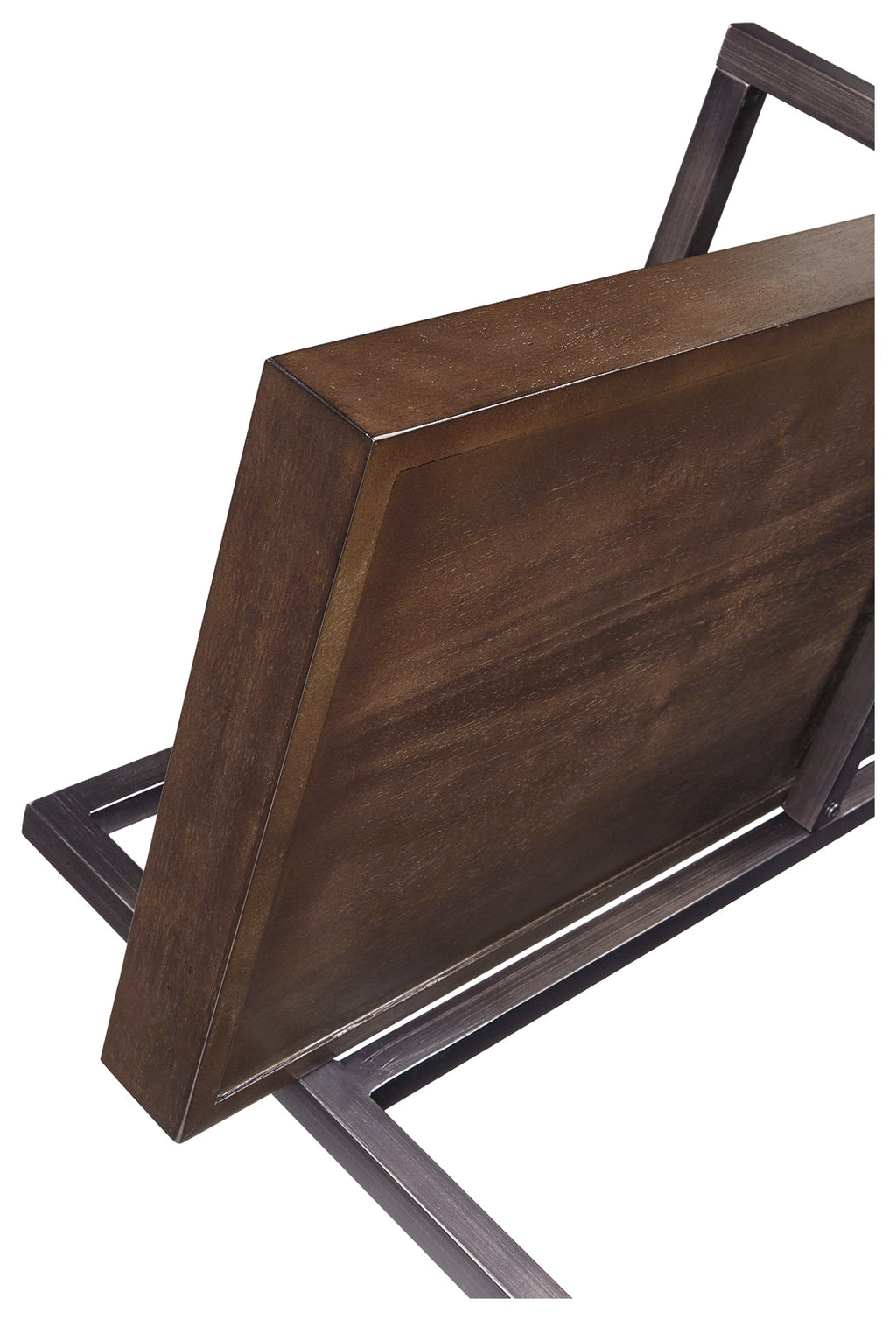 Starmore Brown/Gunmetal 3-Piece Entertainment Center