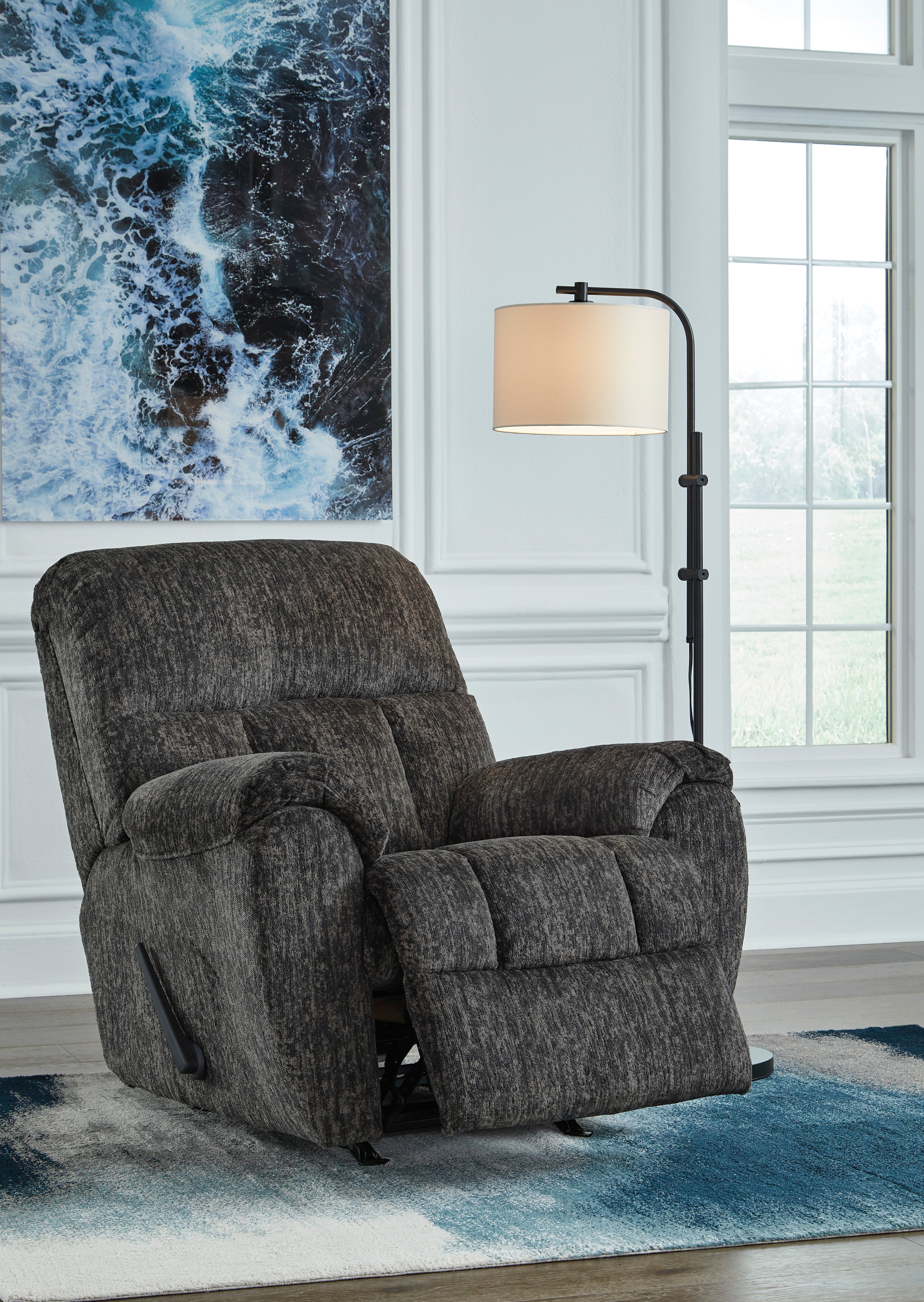 Stayfish Gunmetal Rocker Recliner