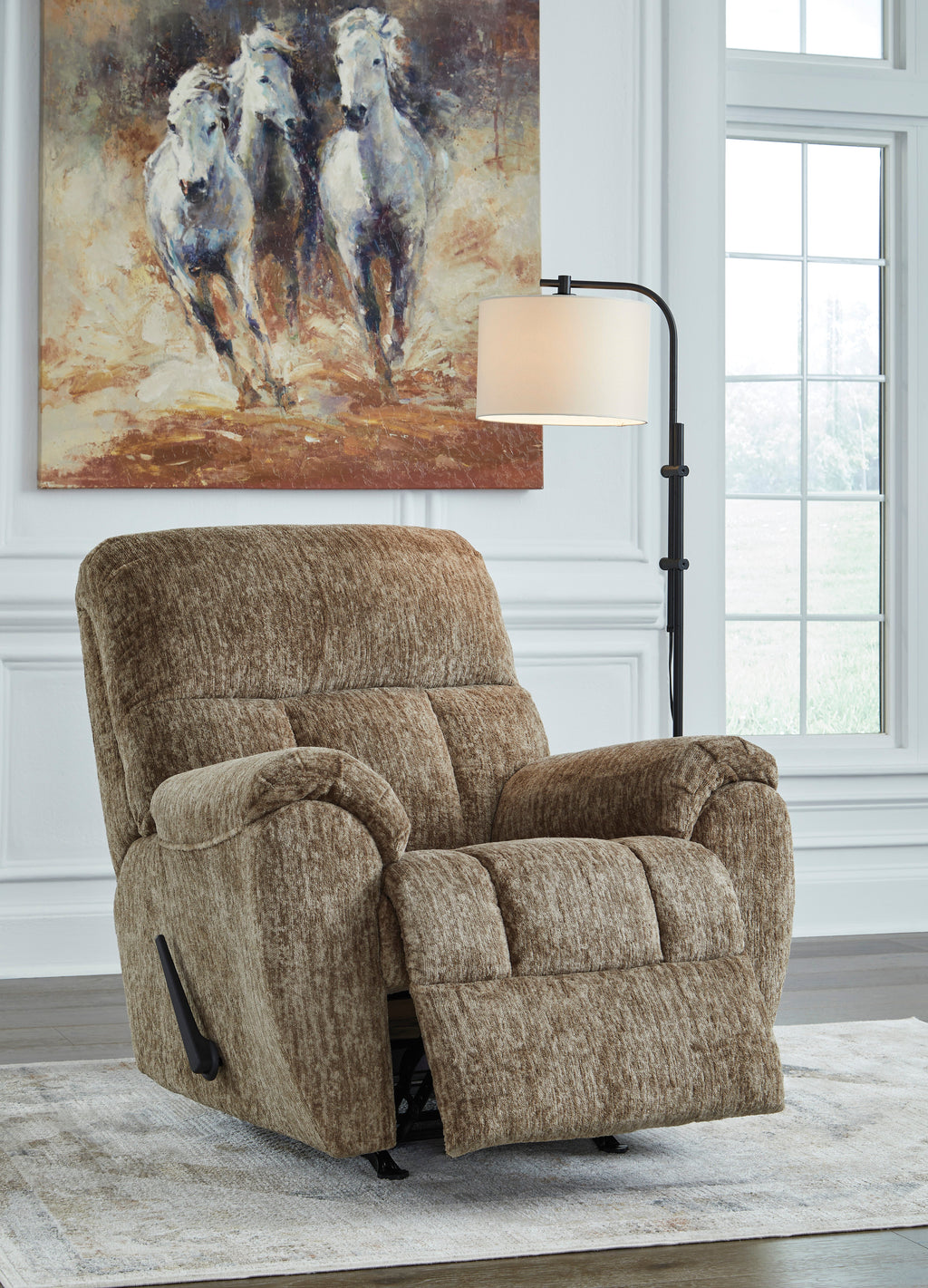 Stayfish Taupe Rocker Recliner