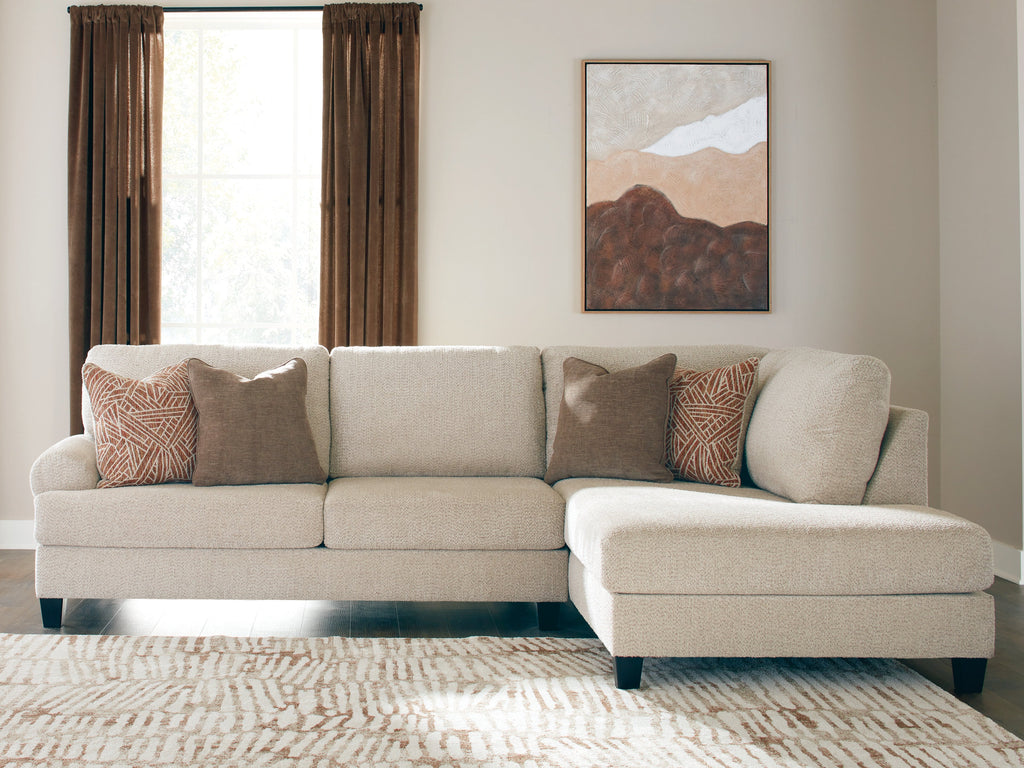 Steelwater Retreat Latte 2-Piece Sectional with Chaise