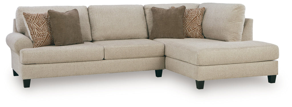 Steelwater Retreat Latte 2-Piece Sectional with Chaise