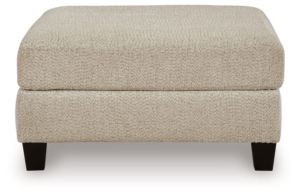 Steelwater Retreat Latte Oversized Accent Ottoman