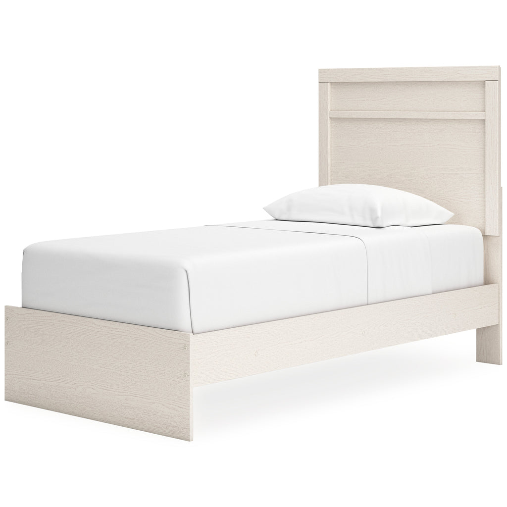 Stelsie Twin Panel Bedroom Set with Dresser and Mirror
