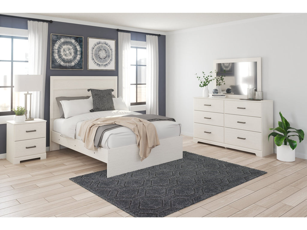 Stelsie Full Panel Bedroom Set, White