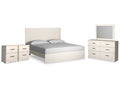 Stelsie King Panel Bedroom Set, White